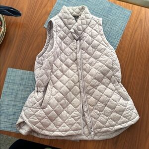 Athleta Light Purple Quilted Puffer Vest
